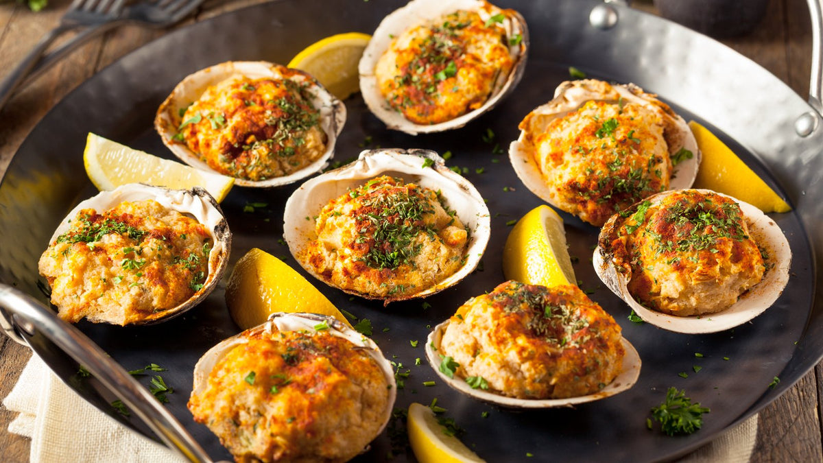 Baked Stuffed Clams Stuffies - Hunger Thirst Play