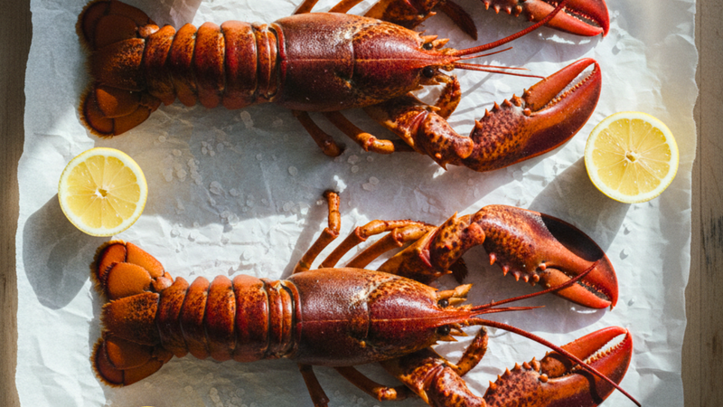 Whole Blanched Maine Lobsters (4 or 6 Pack)