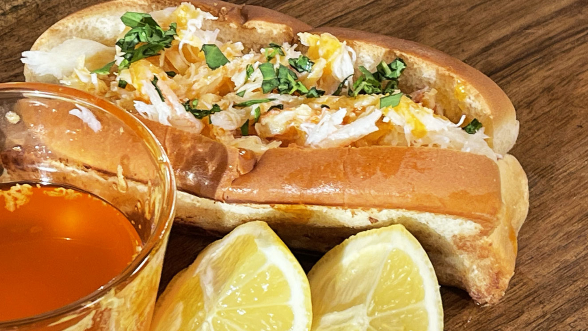 Old Bay Butter Jonah Crab Roll Recipe Get Maine Lobster