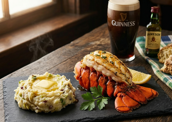 Irish Whiskey & Herb Butter Lobster Tails