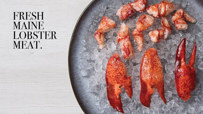 Fresh Maine Lobster Claw & Knuckle Meat (2LBs)