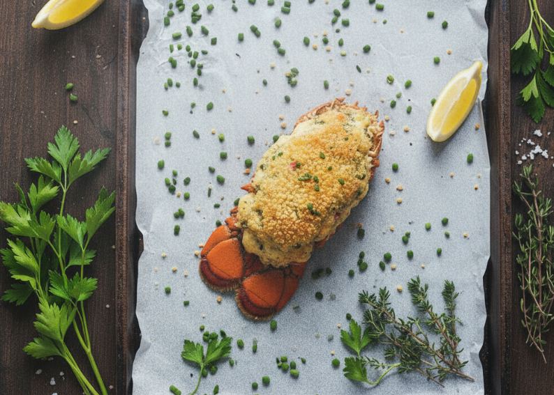 Mark’s Herb-Gruyère Stuffed Maine Lobster Tails