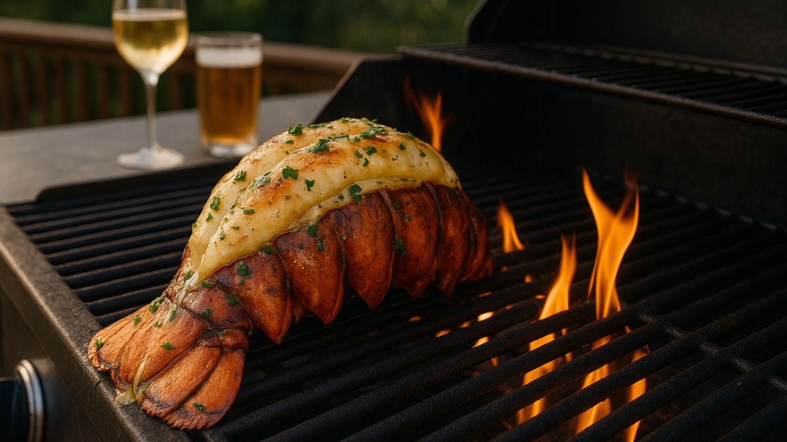 How to Butterly A Massive Lobster Tail on the Grill