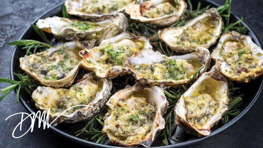Chef Dena's Grilled Oysters in Salsa Verde Butter Recipe image by Get Maine Lobster
