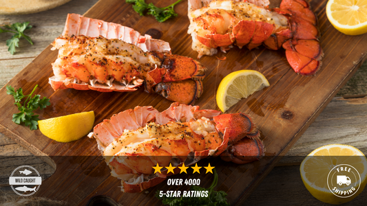 EIGHT 4-5 oz LOBSTER TAILS 👉 BEST PRICE. SHIPS FREE.