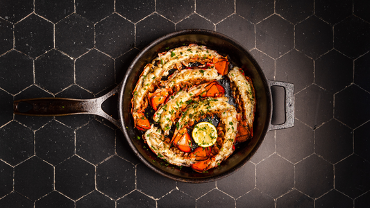 Split Maine Lobster Tails with Lemon and Herb Butter