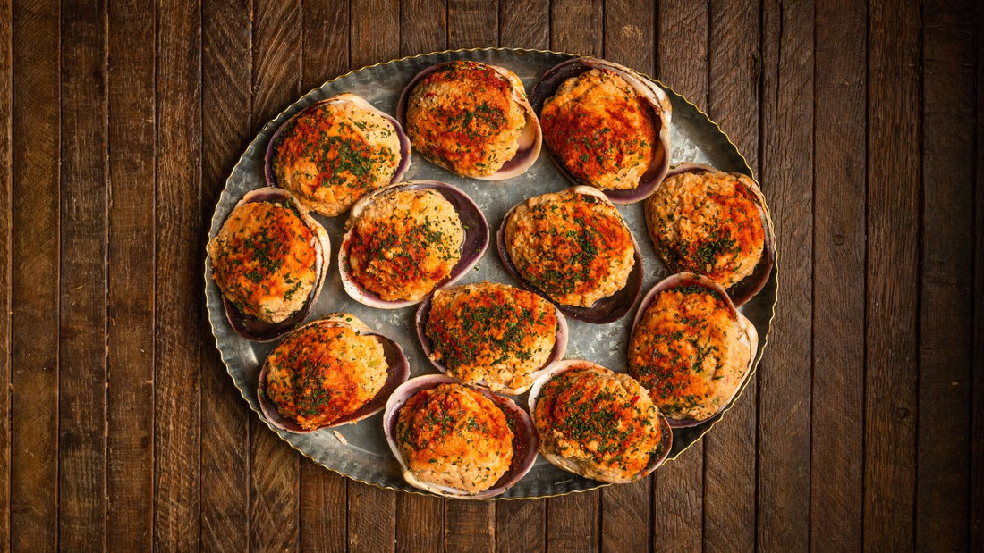 4 or 8 NEW ENGLAND STUFFED CLAMS