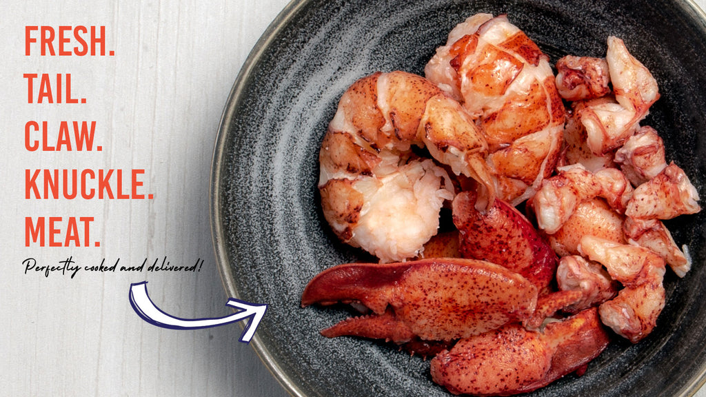FRESH MAINE LOBSTER TAIL, CLAW & KNUCKLE MEAT👉 BEST PRICE DEAL