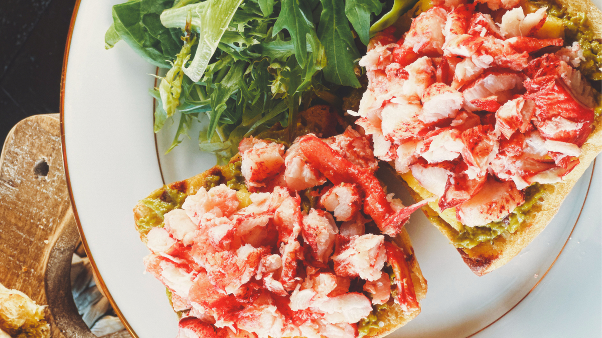 Grilled Pineapple & Lobster Avocado Toast Get Maine Lobster
