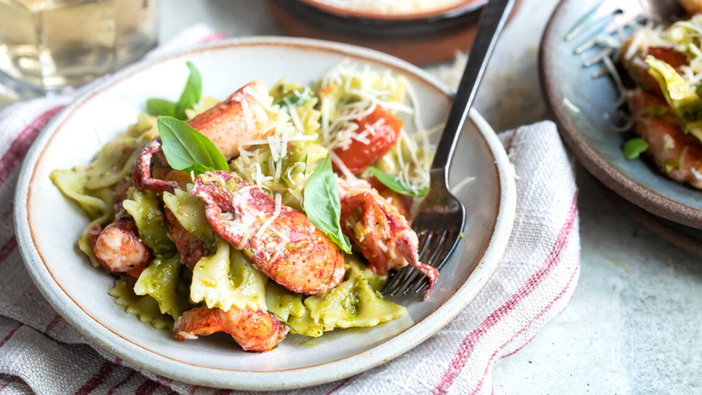 Maine Lobster Pesto Pasta Recipe image by Get Maine Lobster