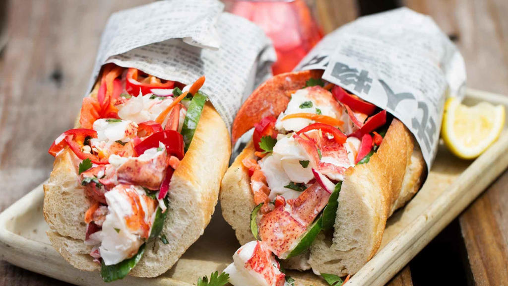 Bánh Mi Style Maine Lobster Roll Recipe image by Get Maine Lobster
