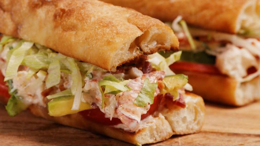 Bacon, Avocado, and Maine Lobster Sandwich Recipe image by Get Maine Lobster