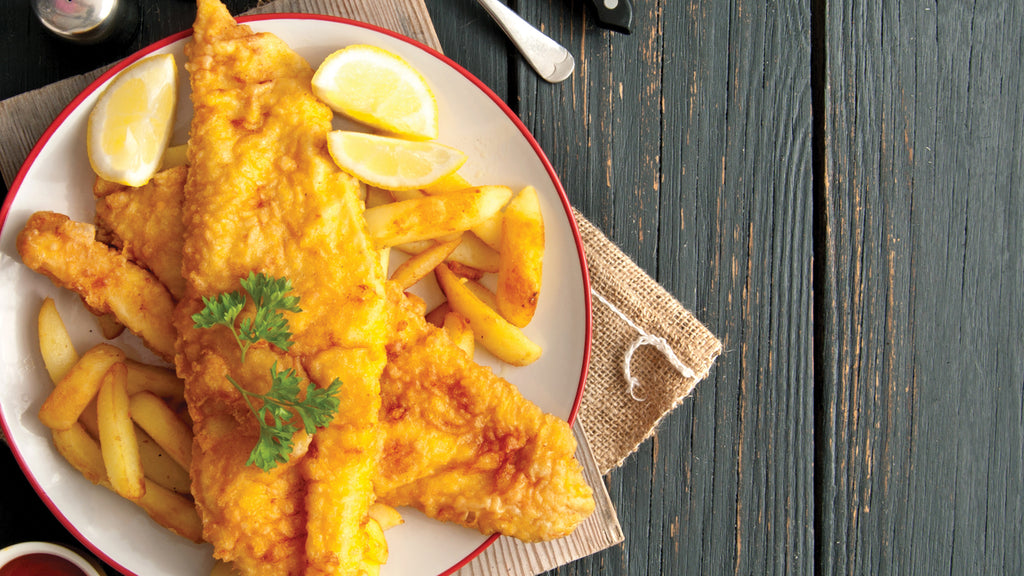 Drunken Fish and Chips Recipe image by Get Maine Lobster