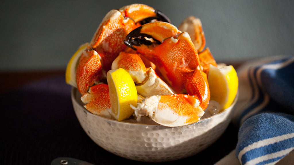Jonah Crab Claws with Mac's Mustard Aioli  Recipe image by Get Maine Lobster
