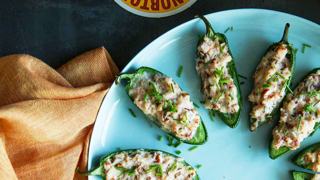 Lobster and Bacon Stuffed Jalapeno Bites Recipe image by Get Maine Lobster