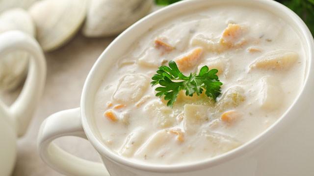 Ingredient and Nutritional Information for Clam Chowder Product image by Get Maine Lobster
