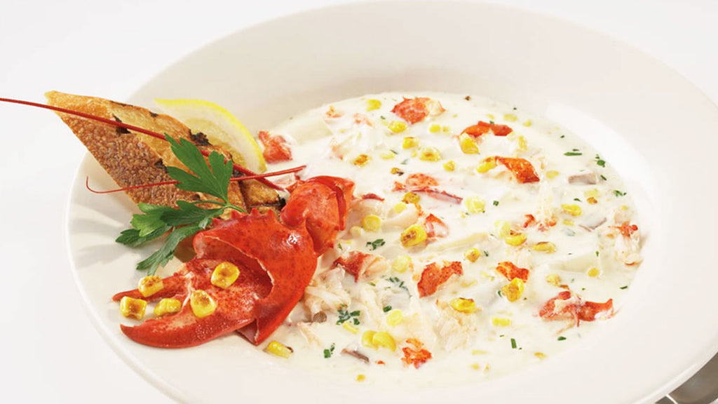 Roasted Corn and Maine Lobster Chowder Recipe image by Get Maine Lobster
