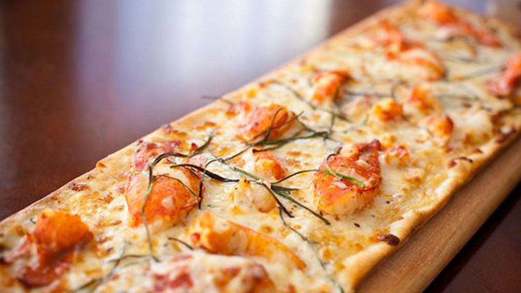 Roasted Garlic and Potato Lobster Flatbread  Recipe image by Get Maine Lobster