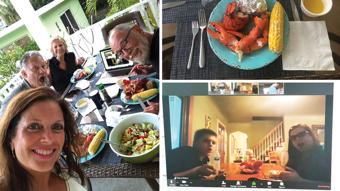 How to host a virtual dinner party Blog image by Get Maine Lobster