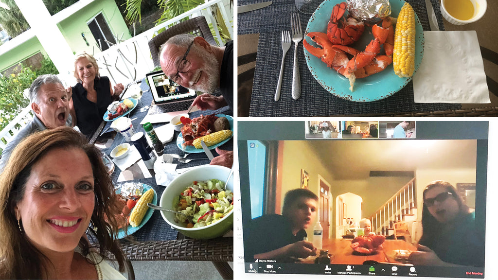 How to host a virtual dinner party Blog image by Get Maine Lobster