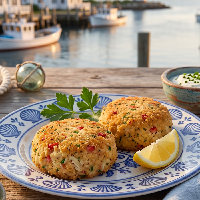 Wharfside Fare — Crab Cakes, Clam Chowder, Jumbo Shrimp & Whoopie Pies