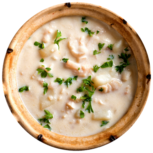 1 Pint of Wicked Good Clam Chowda