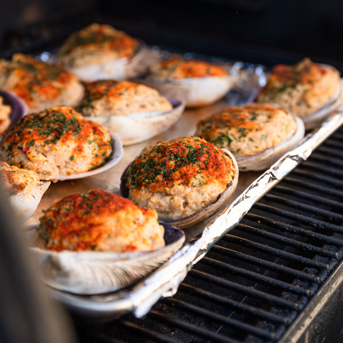 12 New England Stuffed Clams