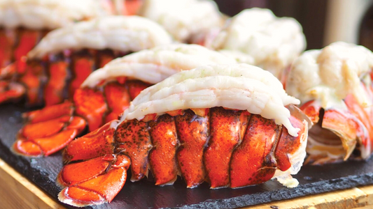 Special 20 Pack Maine Lobster Tails (3-4oz) With Free Shrimp + Free Shipping