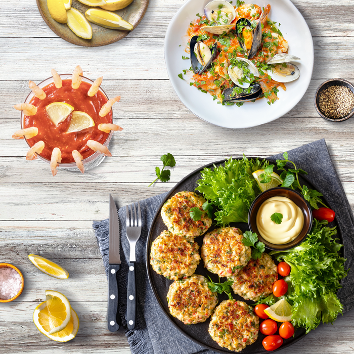 Geoffrey Zakarian Crab Cake and Shrimp Bundle