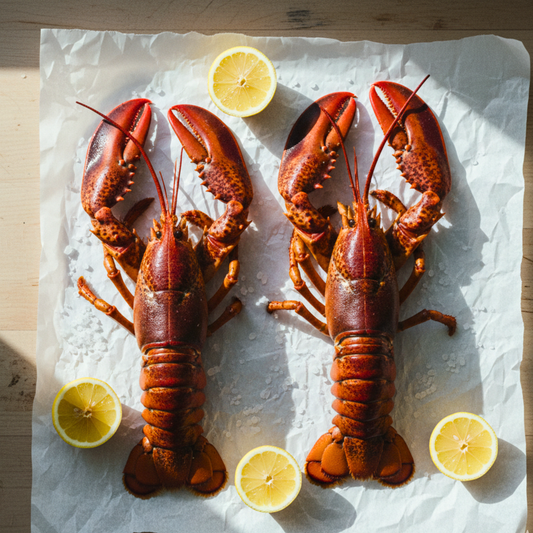 Twin Live Maine Lobsters (1.2-1.4 LBs)